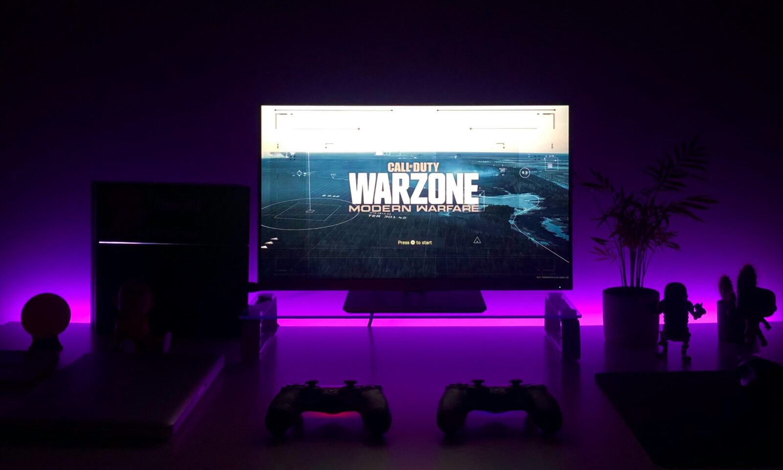 Gaming computer setup, illustrative image for Twitch creator content and AI training