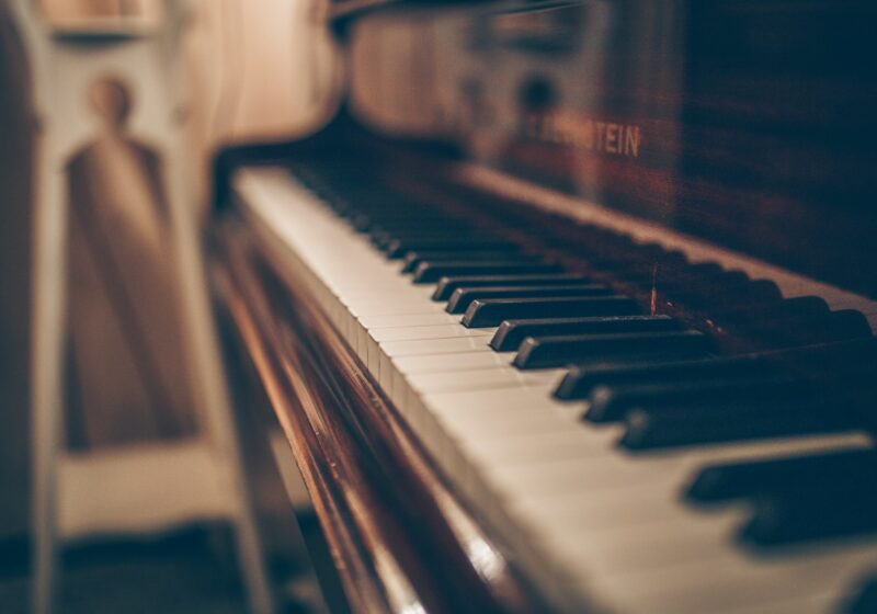 Illustrative photo of a grand piano prepared for a performance