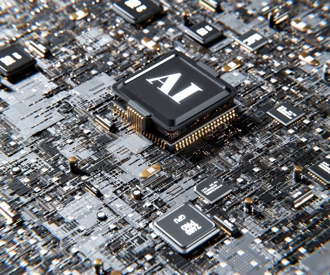 AI processors illustrating semiconductor competition and regulatory scrutiny.