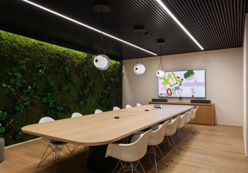 Meeting room at Bending Spoons’ Milan office