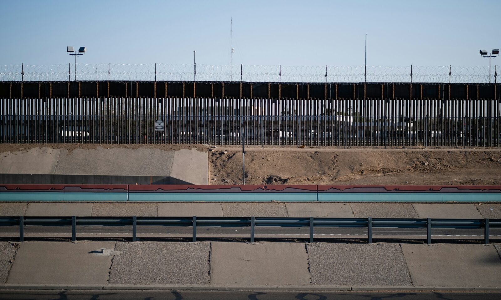 U.S.-Mexico border wall in El Paso, Texas